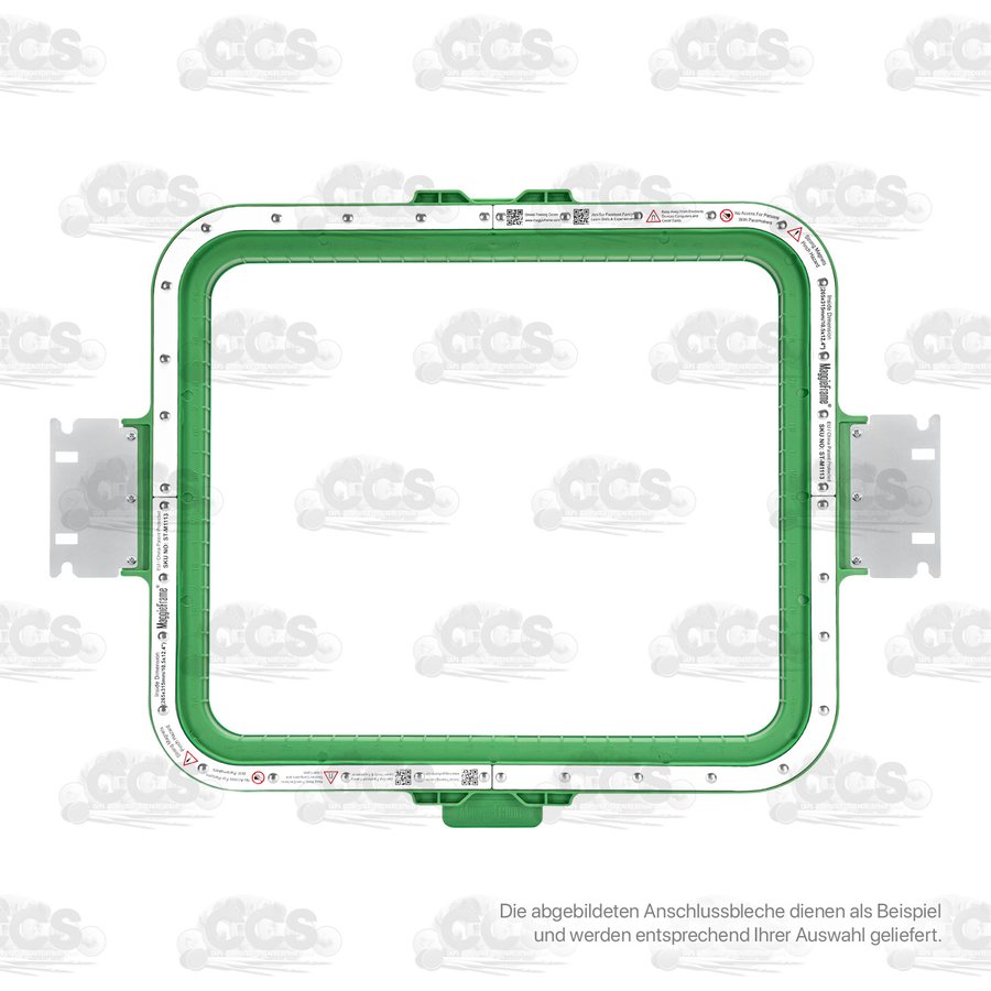 Grüner Maggie Hoop Magnetrahmen ST-M1113 mit Anschlussarmen, Innenmaß 31,6 × 26,6 cm