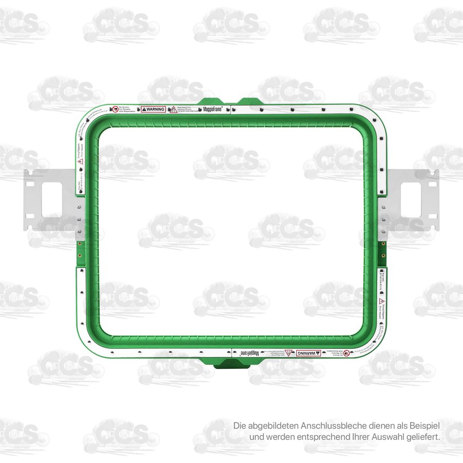 Grüner Maggie Hoop Magnetrahmen ST-M1316 mit Anschlussarmen, Innenmaß 39,4 × 31,4 cm